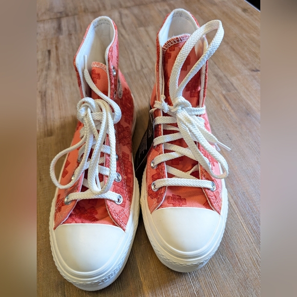 CONVERSE Chuck Taylor All Star Lift Platform Tonal Embroidery Pink size 7.5 NWT - Picture 5 of 11